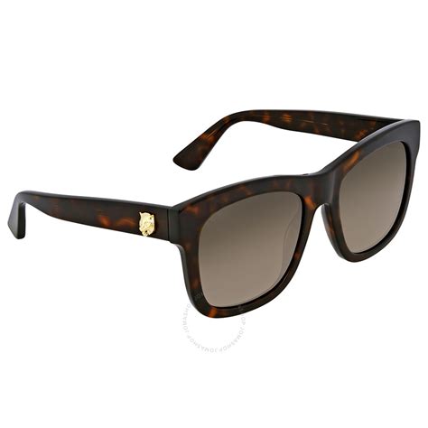 gucci blue gradient sunglasses|Gucci havana square sunglasses.